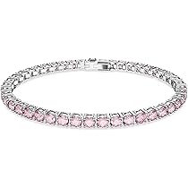 Buy Swarovski Matrix Tennis Bracelet Collection, Pink Crystal